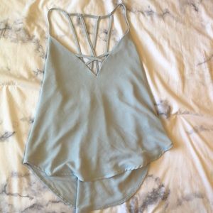Baby Blue Strappy Top from Forever 21